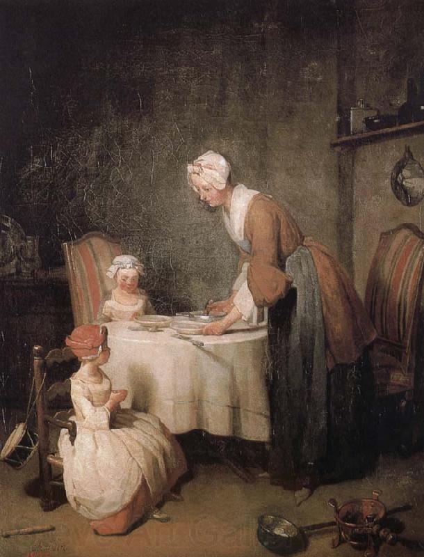 Jean Baptiste Simeon Chardin Fasting prayer France oil painting art